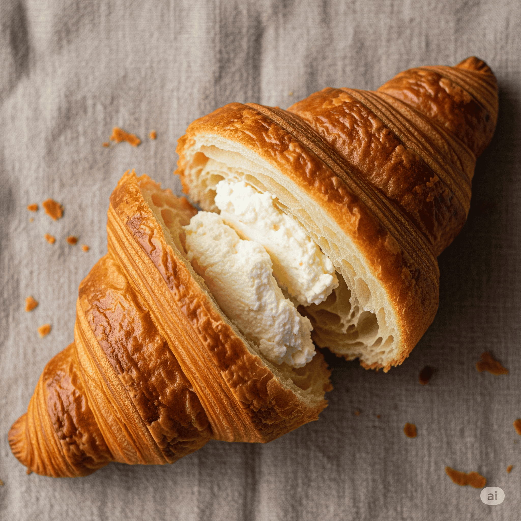 Creamy Cheese Croissant